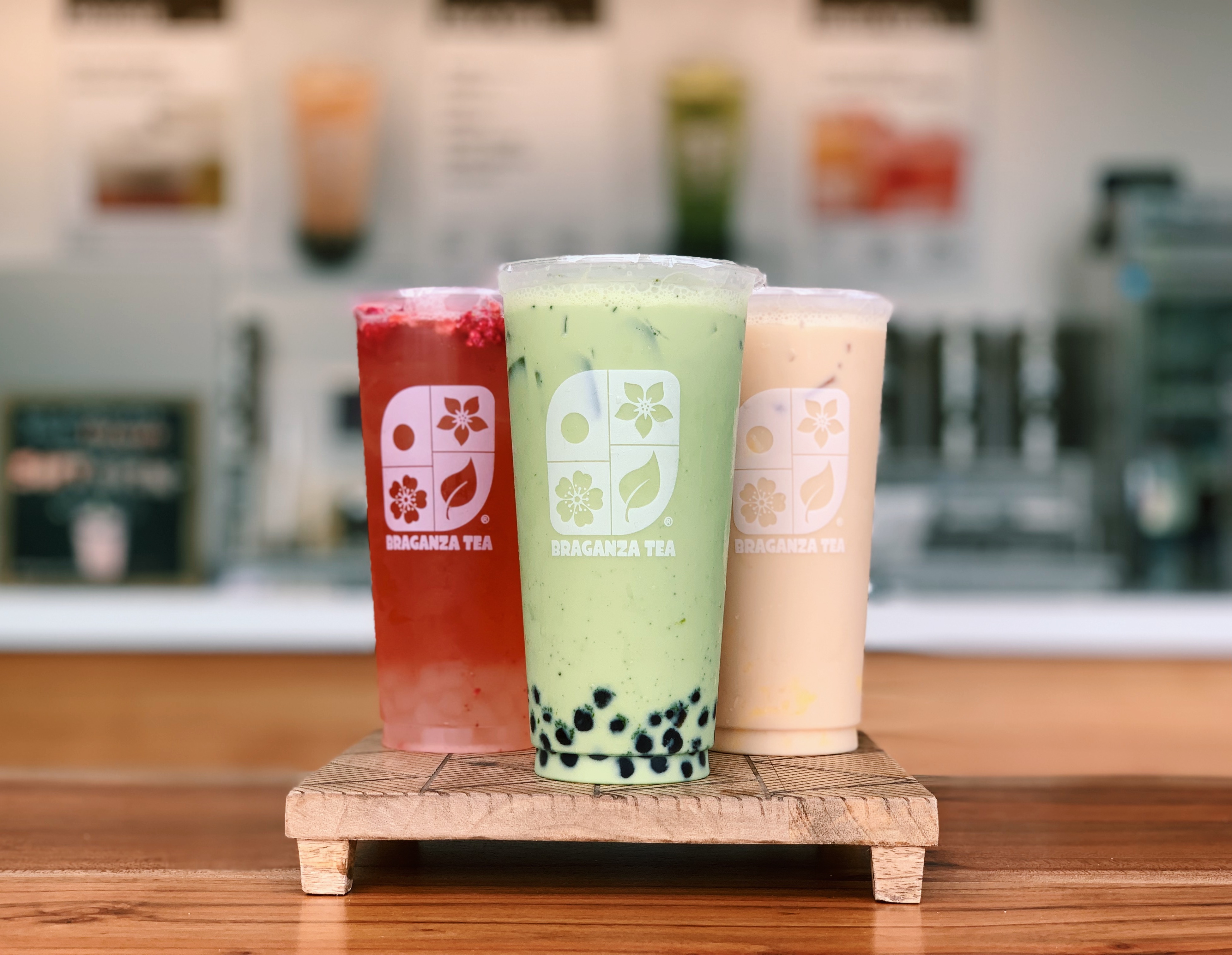 Braganza bubble tea drinks